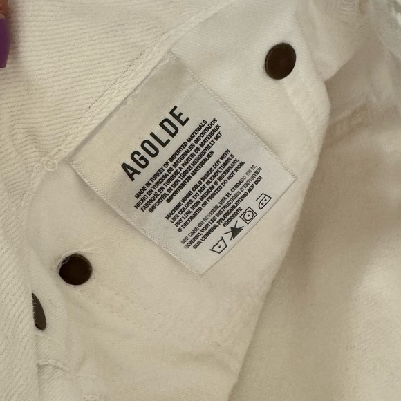 AGOLDE 90s Crop Straight-Leg Jeans size 30 - Picture 12 of 14